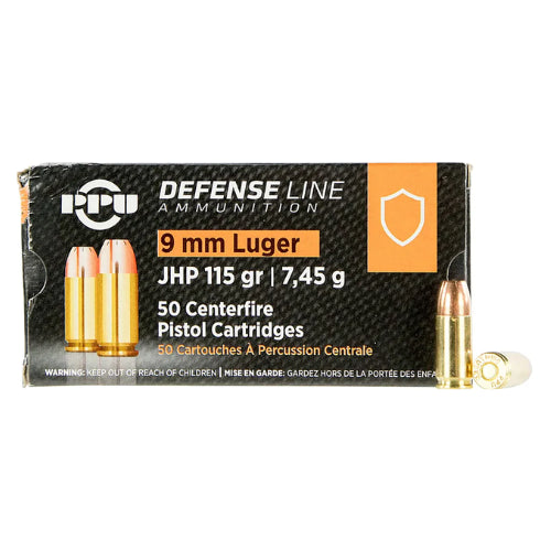PPU 9MM 115GR JHP