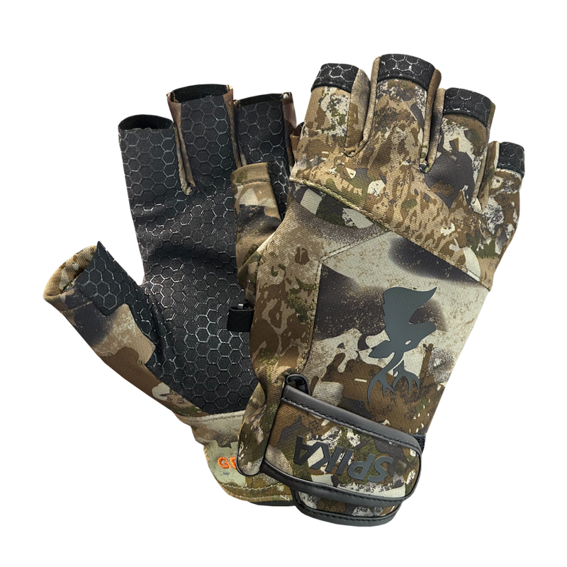 GLOVES PRECISION FINGERLESS MENS BIARRI CAMO L