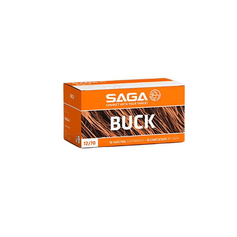 SAGA BUCKSHOT 12G 34GRAM 9 PELLET 10PK