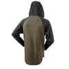 HOODIE WHAKARAPU LONG SLEEVED FOREST GREEN/BLACK