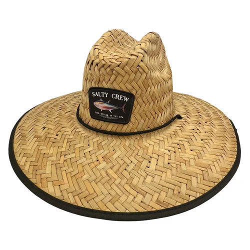 BIG BLUE STRAW HAT OSFA