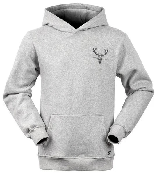 INCHARGE STAG HOODIE DARK GREY 4XL