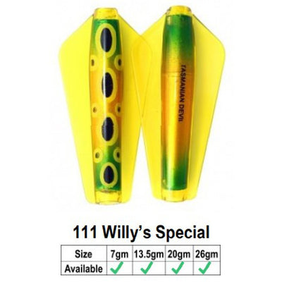 LURE WIGSTON 13G #111 WILLY'S SPECIAL