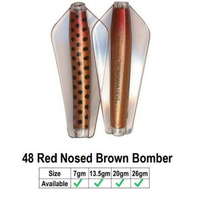 LURE WIGSTON 26G #48 RED NOSE BROWN BOMBER